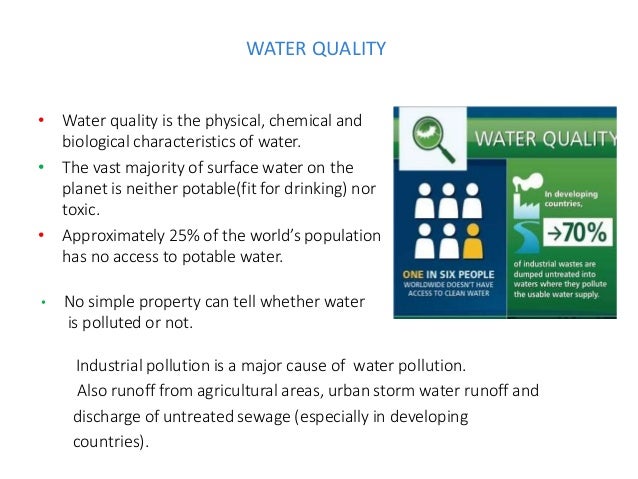 Characteristics Of Safe Drinking Water Characteristics Of Safe Drinking Water