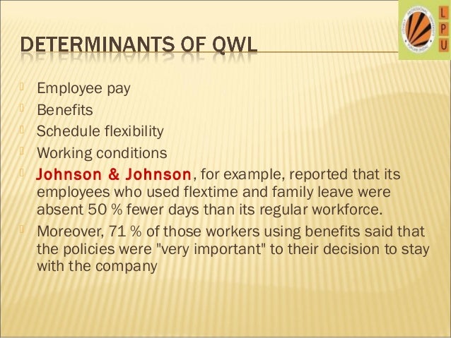quality of work example