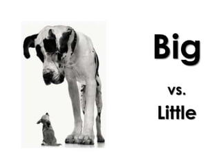 Big
 vs.
Little
 