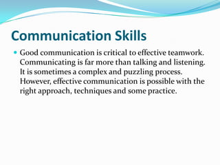 Shared understanding and shared purpose, and why it's so important to teamwork. 