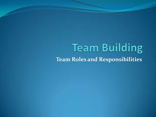 Team BuildingTeam Development