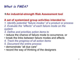 Quality process fmea presentation 22 march 2010 | PPT