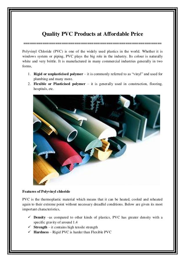 pvc material means