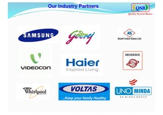 Our Industry Partners QSB
Quality System Basics
 