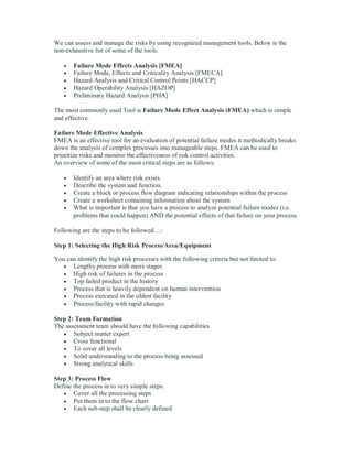 Quality risk management | PDF