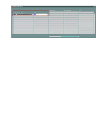 Oracle Quality setup