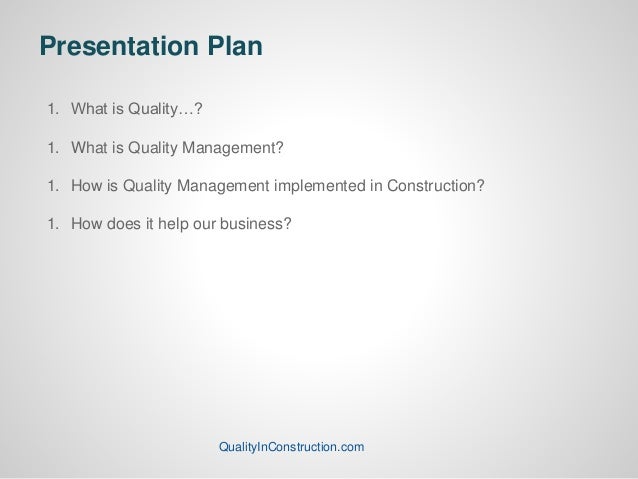 Quality Toolbox Talk Quality Management In Construction 101 For Senio