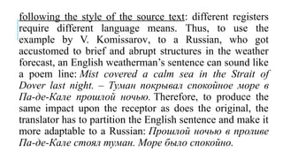 Quality types of translation.its types in | PPTX