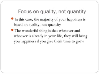 Quality vs quantity | PPT