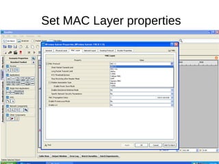 Qualnet Tool Set Introduction to Qualnet | PDF