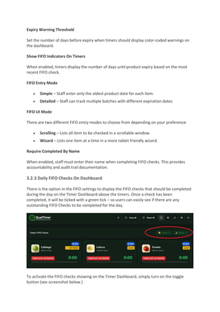 **QualTimer – Smarter Food Quality Control & FIFO Management for ...