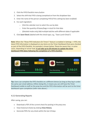 Fifo Calendar Example **QualTimer – Smarter Food Quality Control & FIFO Management for ...