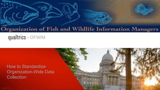 + OFWIM
How to Standardize
Organization-Wide Data
Collection
 