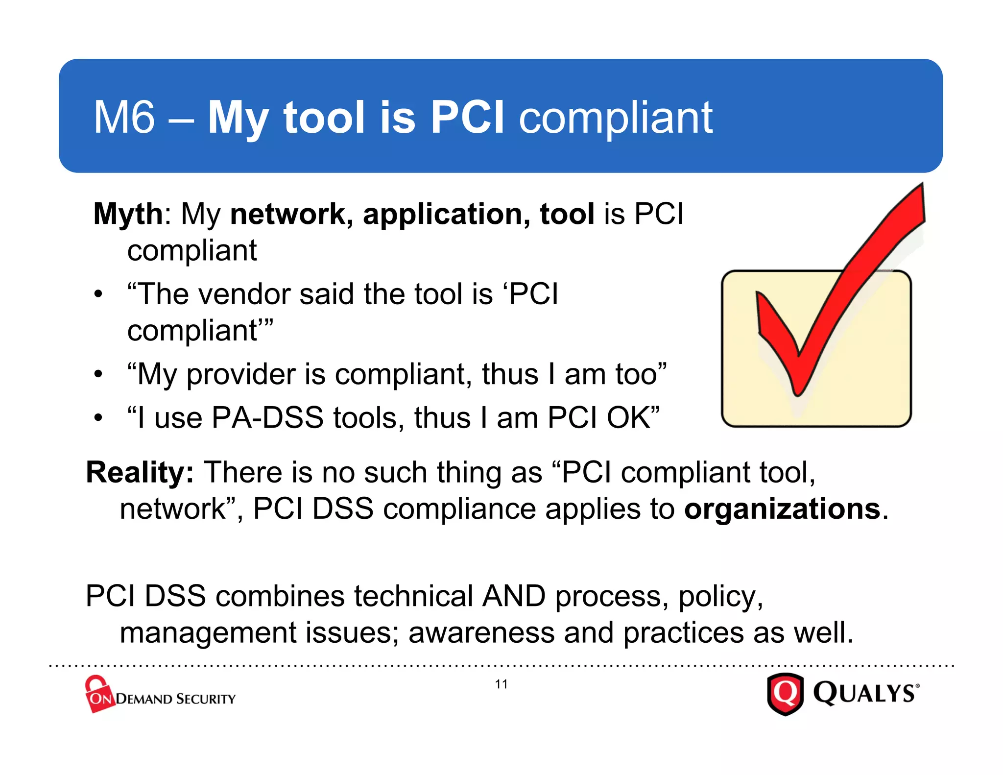 PCI Myths