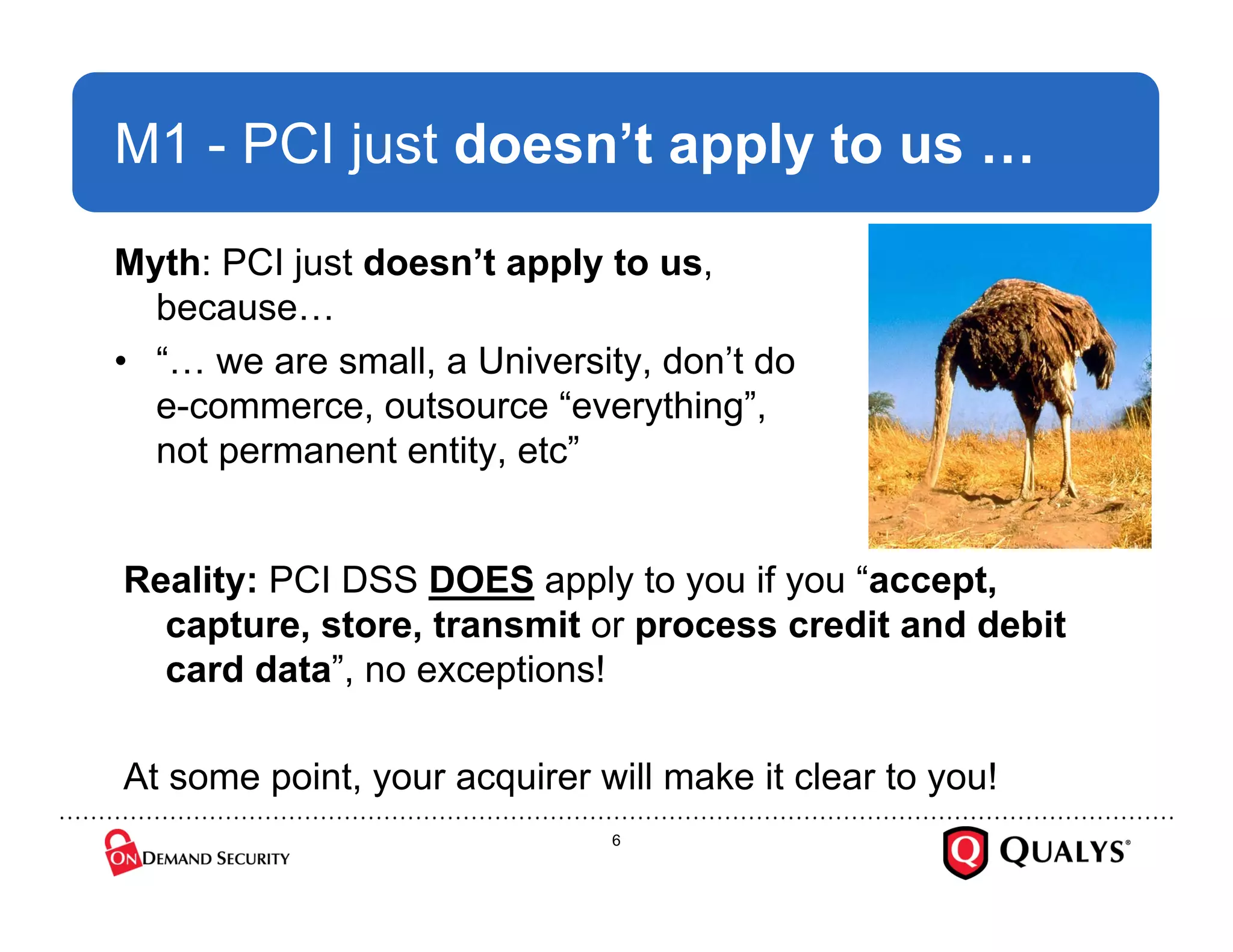 PCI Myths