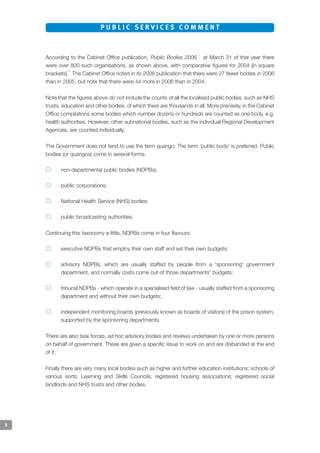 Quangos Examples Quangos | PDF