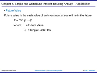 Quant04. Simple and Compound Interest Including Annuity – Applications ...