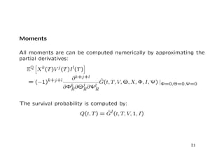 t 2(t) 
to the term structure of the fair variance 
14 
 