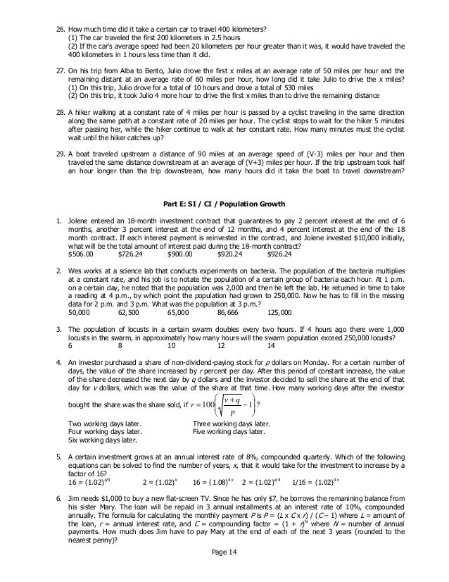 Gmat Quant 700 To 800 Level Questions