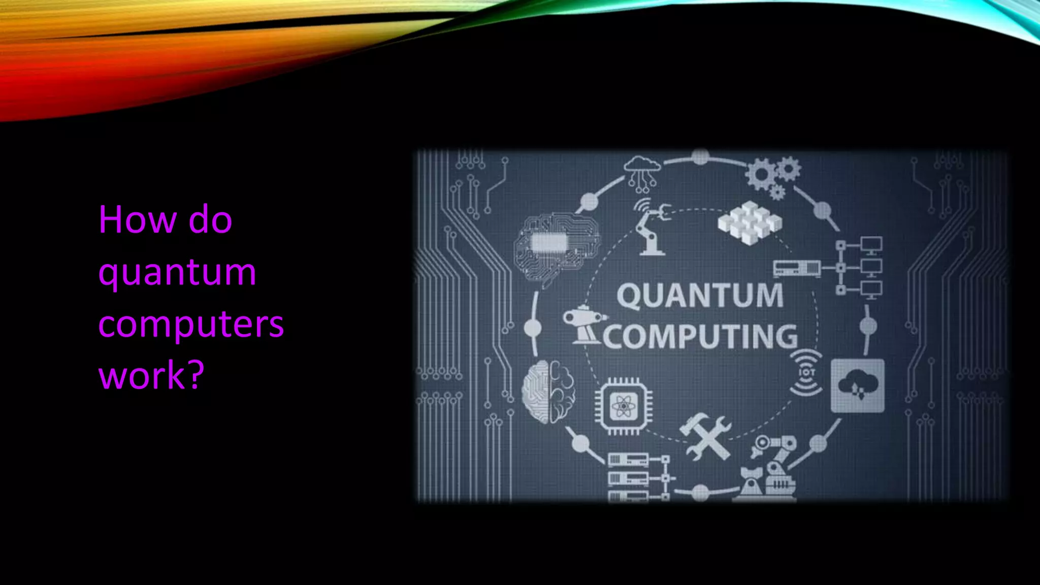 How do
quantum
computers
work?
 