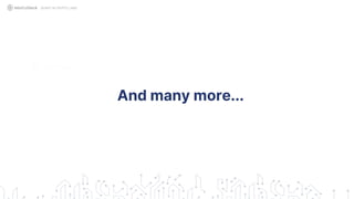 And many more...
QUANT IN CRYPTO LAND
 