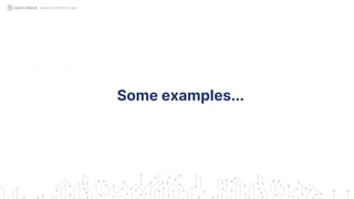 Some examples...
QUANT IN CRYPTO LAND
 