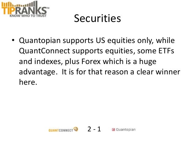 Quantopian forex