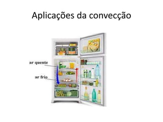 Aplicações da convecção
 