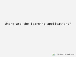 Where are the learning applications?