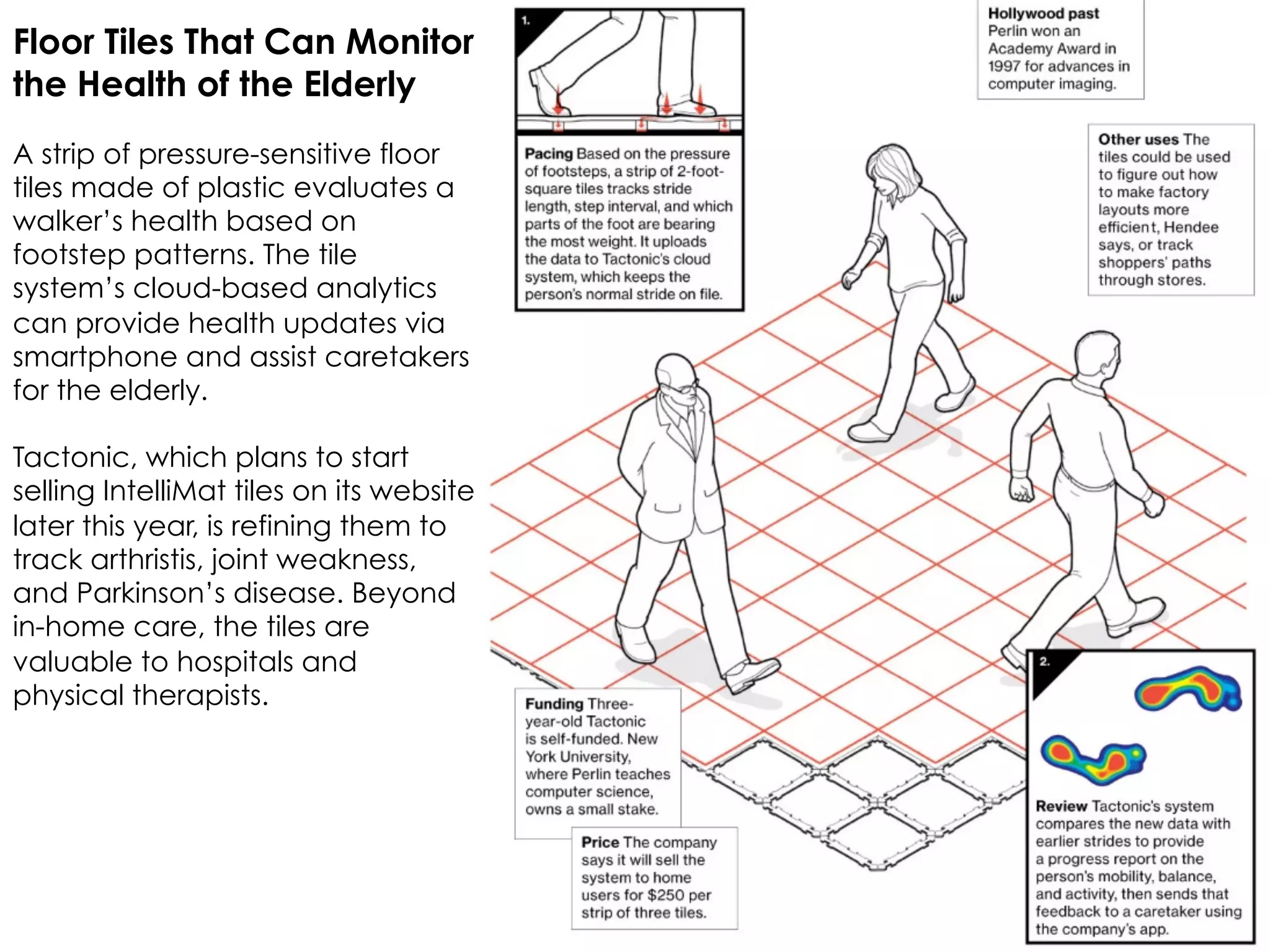 Portable sensors can take readings of
things that are not even perceived by
humans, such as oxygen levels in the
blood or the amount of carbon dioxide
in the air.
 