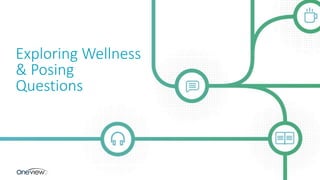25
Exploring Wellness
& Posing
Questions
 