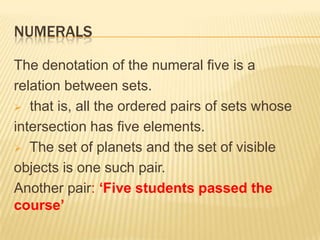 Not statements about the meaning of words but claims about the situation in the world.