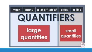 QUANTIFIERS FOR BASIC SUTUDENTS - ADULTS AND TEENS