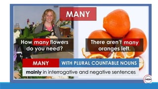 QUANTIFIERS FOR BASIC SUTUDENTS - ADULTS AND TEENS