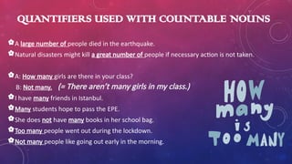 Comprehensive Guide to English Quantifiers with Usage Examples | PPTX