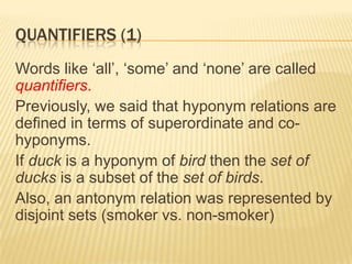 (2) Somebody loves Mary.