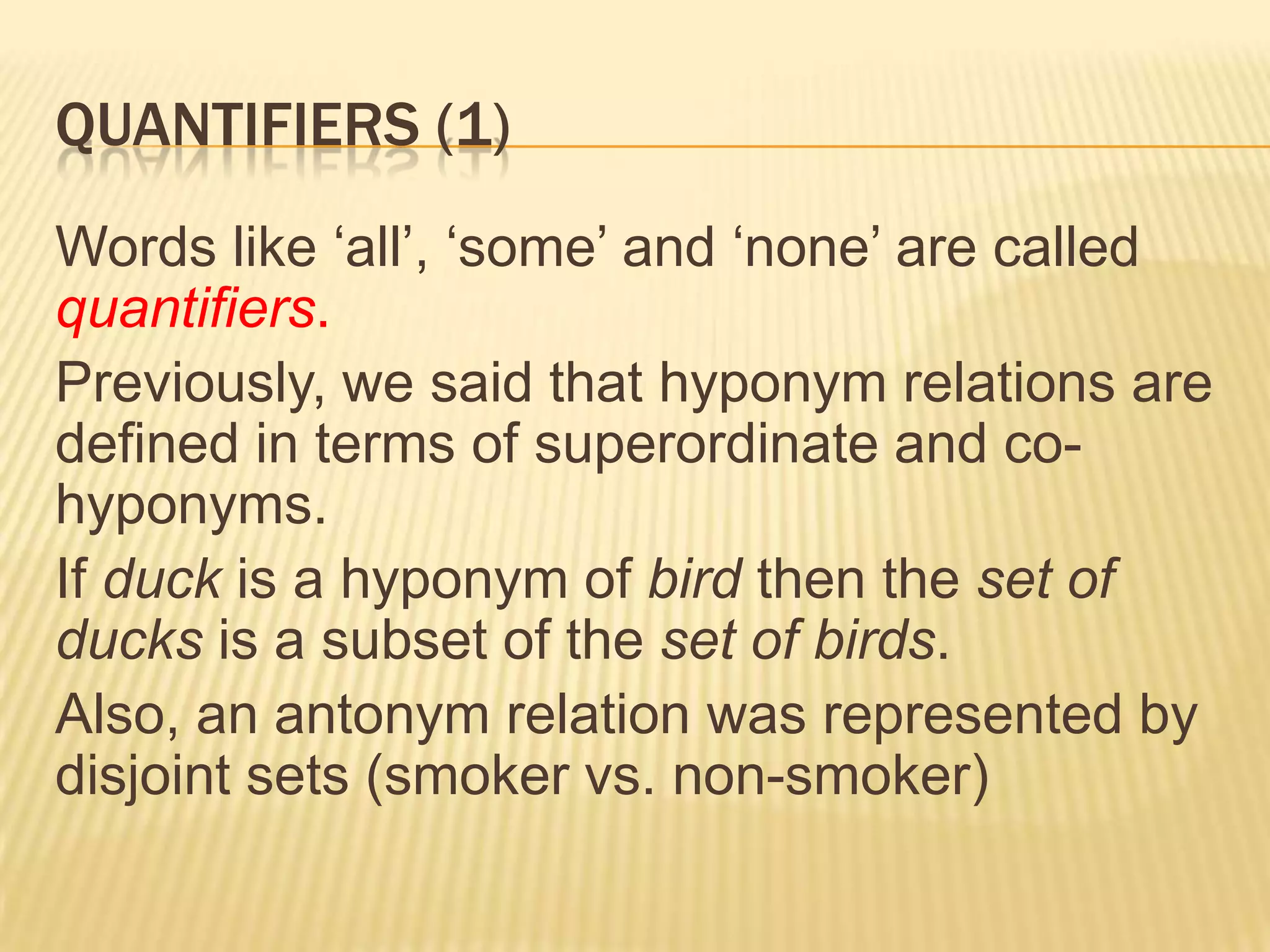 (2) Somebody loves Mary.