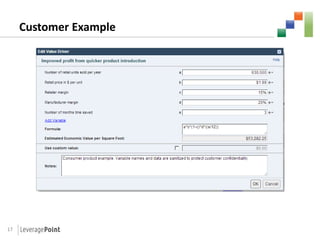 Quantifying value: Working Through the Math | PPT