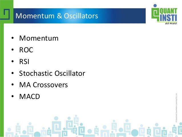 Momentum based trading strategies