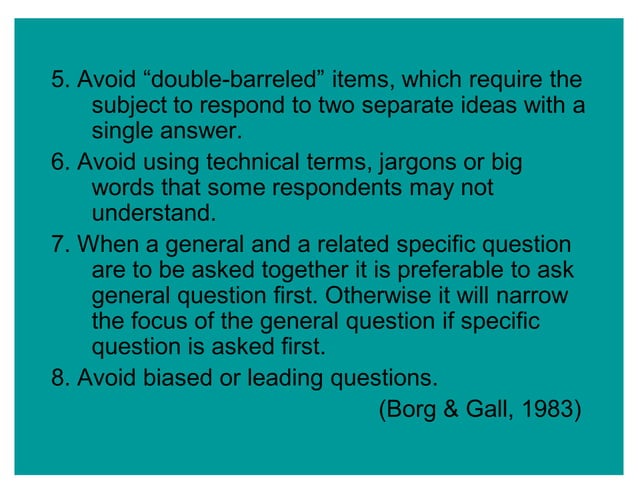 Quantitative Research Instruments | PDF | Standardized Testing ...