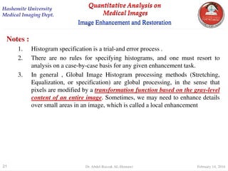 digital Image Processing Quantitative Analysis | PDF
