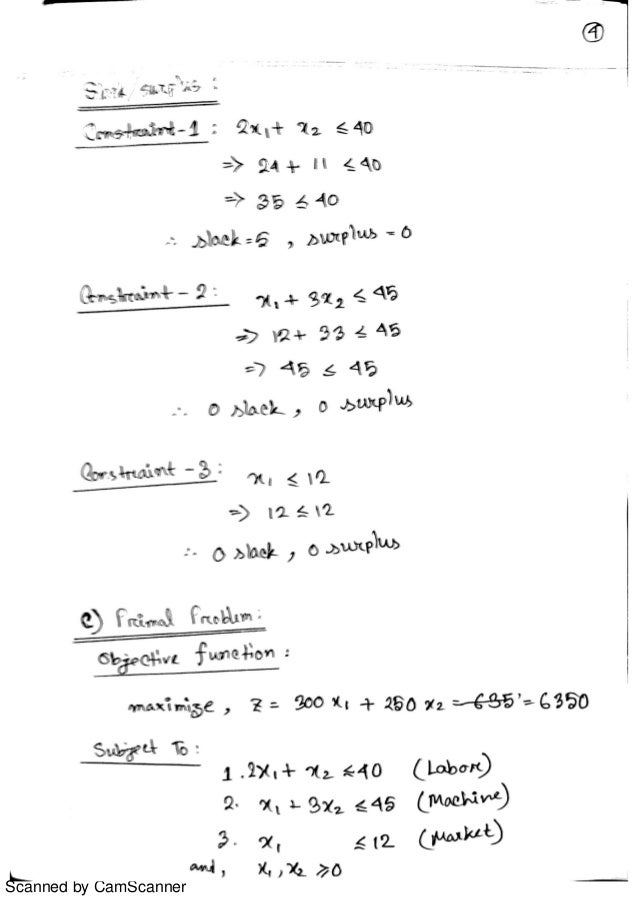 Quantitative analysis 1st mid math 5th semester 2015