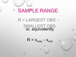 Sample Inner Range Quantitative and qualitative analysis of data | PPTX