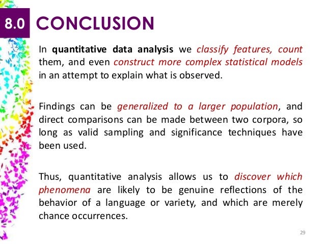 How to write survey analysis