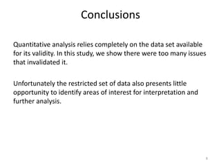 Quantitative data analysis - Attitudes Towards Research | PDF