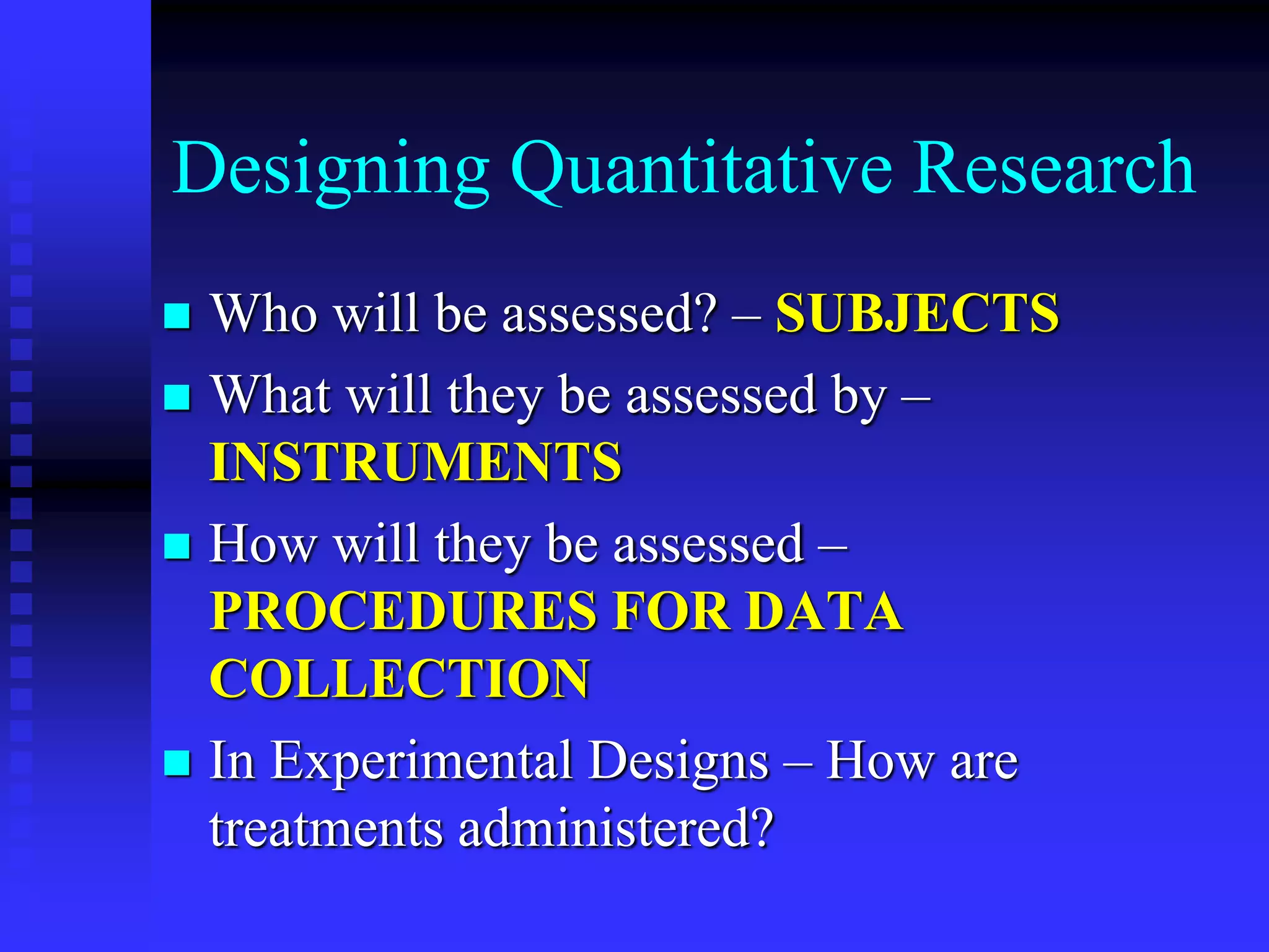 Quantitative designs | PPT