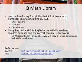Quantitative finance in q | PDF