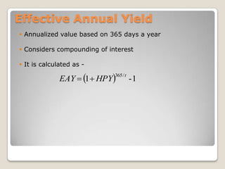 The third step is to find the present value of the cash flows 