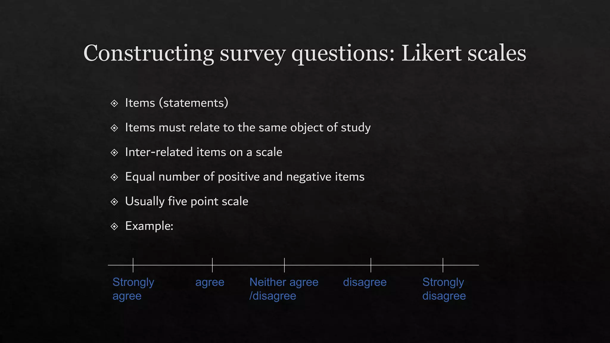 Strongly
agree
agree Neither agree
/disagree
disagree Strongly
disagree
 