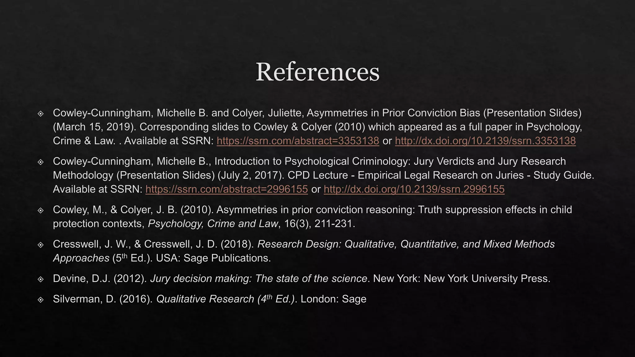 Quantitative Methods in Socio-Legal Studies: A Methodology Clinic Workbook - CSLS, University of Oxford